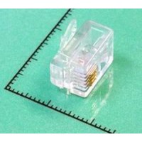 Разъем 6P4C "RJ11/RJ12/RJ14" 4-контакт