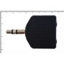 Переходник Джек 3.5(M)-2x3.5(F) стерео