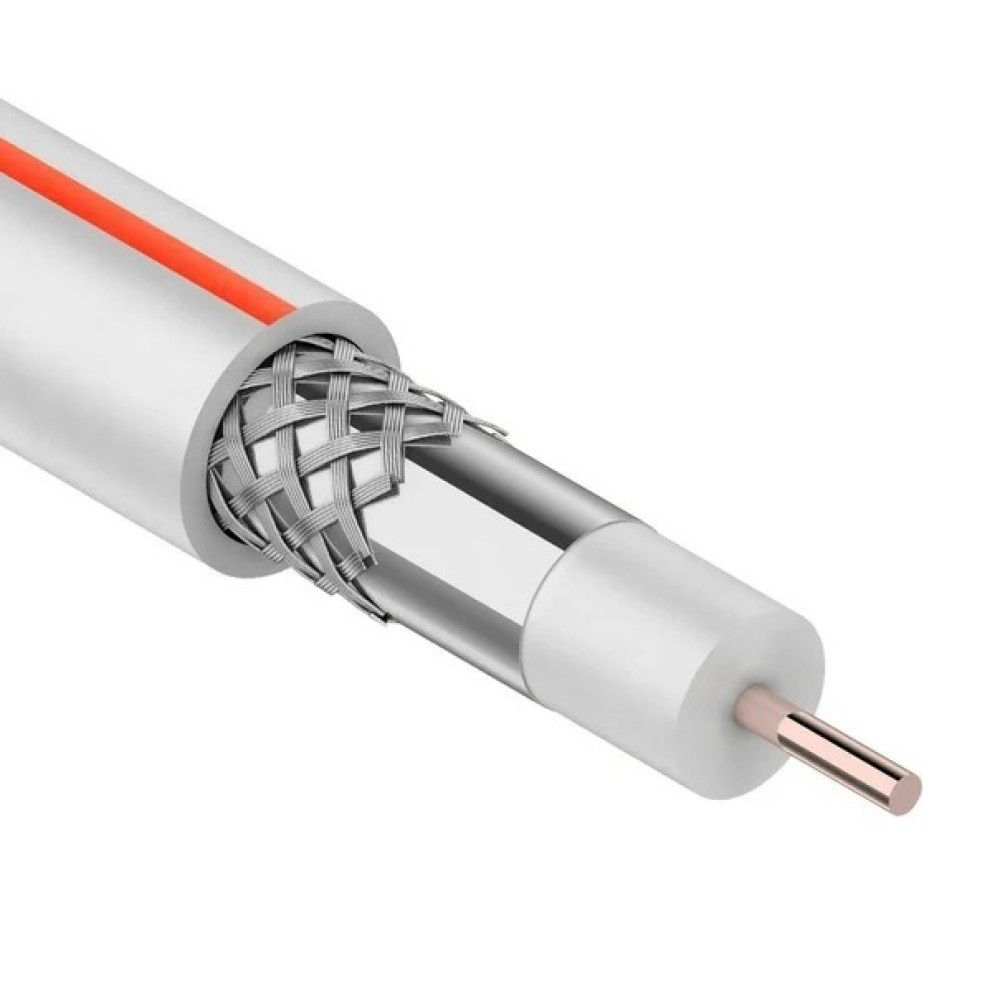 Кабель RG-6U PROconnect SAT-50M 64% WH Кабель RG-6U PROconnect SAT-50M 64% WH