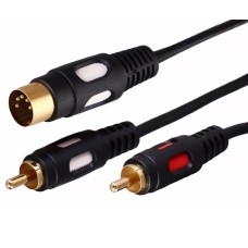 Шнур"2RCA+SVHS" 1.8m "PHILIPS"