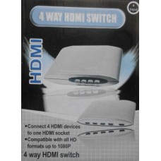 HDMI switch селектор 4in=>1out