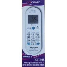 ПДУ A/C KT-E08 UNIVERSAL (6000в1)