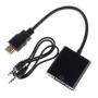 Переходник HDMI(M)-VGA(F) + 3.5мм шнур  