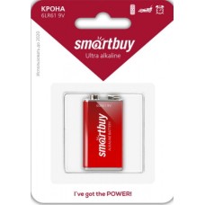 Элемент Крона "Smartbuy" 6LR61 alkalin