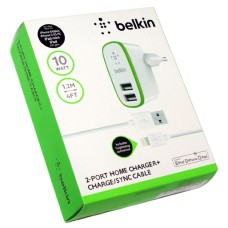 СЗУ 2* USB iPone5 5v 2.1A BELKIN        