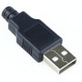 USB штекер на кабель разборный