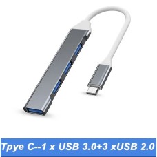Концентратор Type C 4-Port HUB 3.0/2.0