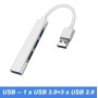 Концентратор USB 4-Port HUB 3.0/2.0 Концентратор USB 4-Port HUB 3.0/2.0