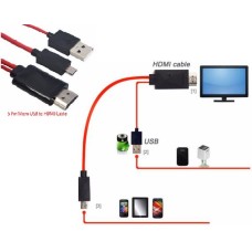 MHL-шнур MICRO 5p+USB 3.0 - HDMI