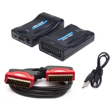 Конвертер HDMI=>SCART+шнур SCART-SCART