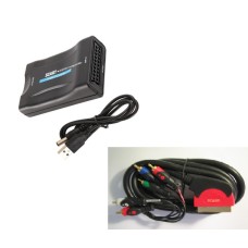 Конвертер SCART=>HDMI+ шнур SCART-3RCA