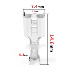 клемма акустич. 6.3мм DJ622-D6