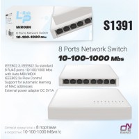 Коммутатор сетевой 8-Port IP HUB WR08N