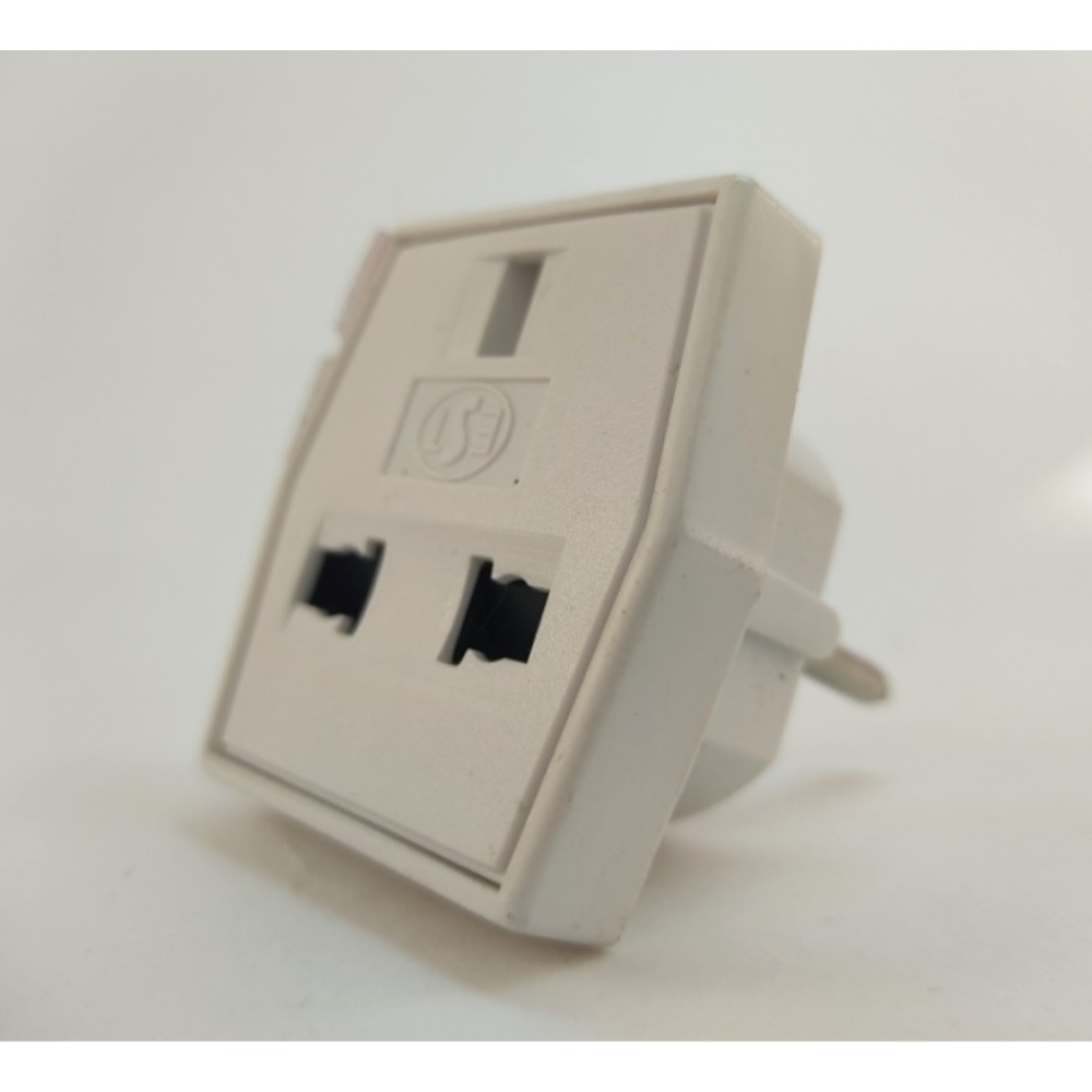 Переходник сетевой 3-конт 16А (Медь) Переходник сетевой 3-конт 16А (Медь)