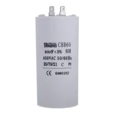 Конденсатор CBB65 80mFx450V  клеммы