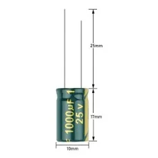 1000mF*25V (1017) Jamicon 105''C