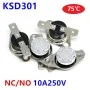 Термопереключатель KSD301 10A*75''C